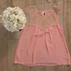 Soft Pink Lace Top